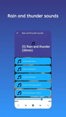 Rain Sleep Sounds android App screenshot 3